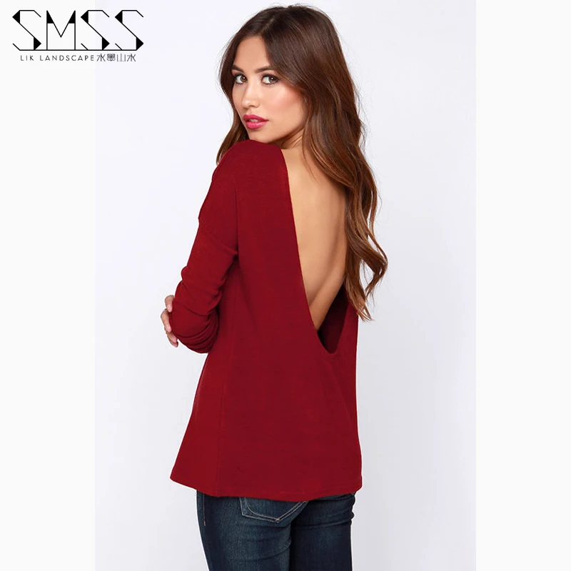 Новинка 2017 года Повседневное Базовая футболка Для женщин 4 цвета выдалбливают с