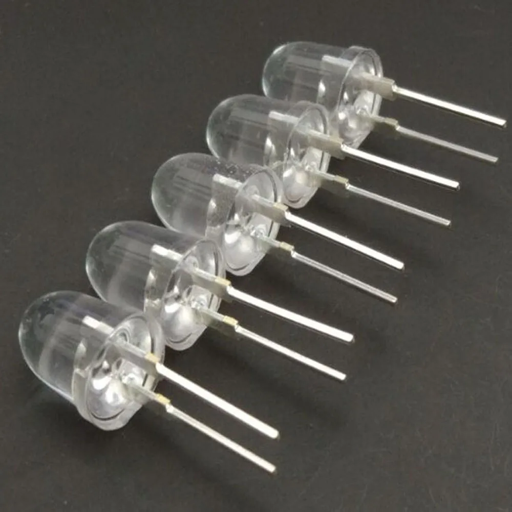 2 шт./лот 10 мм 0 5 Вт Высокая мощность инфракрасный диод ИК led длина волны 940nm