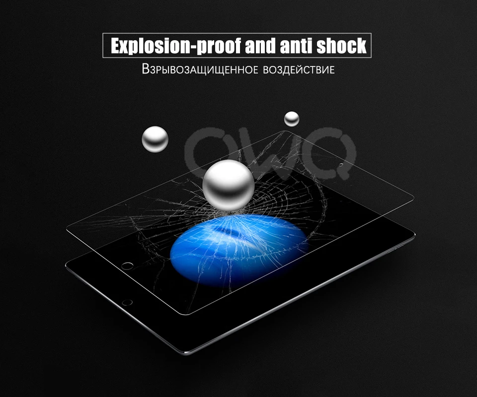 С уровнем твердости 9H закаленное Стекло для Apple iPad Air 2 1 Стекло iPad 2/3/4 9,7 Экран Защитная крышка для iPad защитный Стекло HD защитная пленка