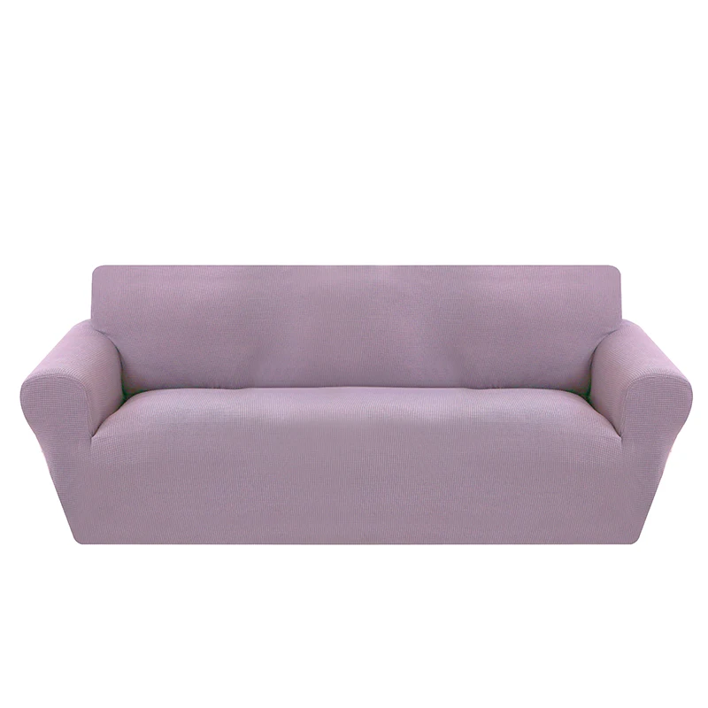 light purple Современные жаккардовые чехлы для диванов для гостиной, секционные чехлы для диванов, эластичные чехлы для диванов, плотные чехлы для диванов - Цвет: light purple