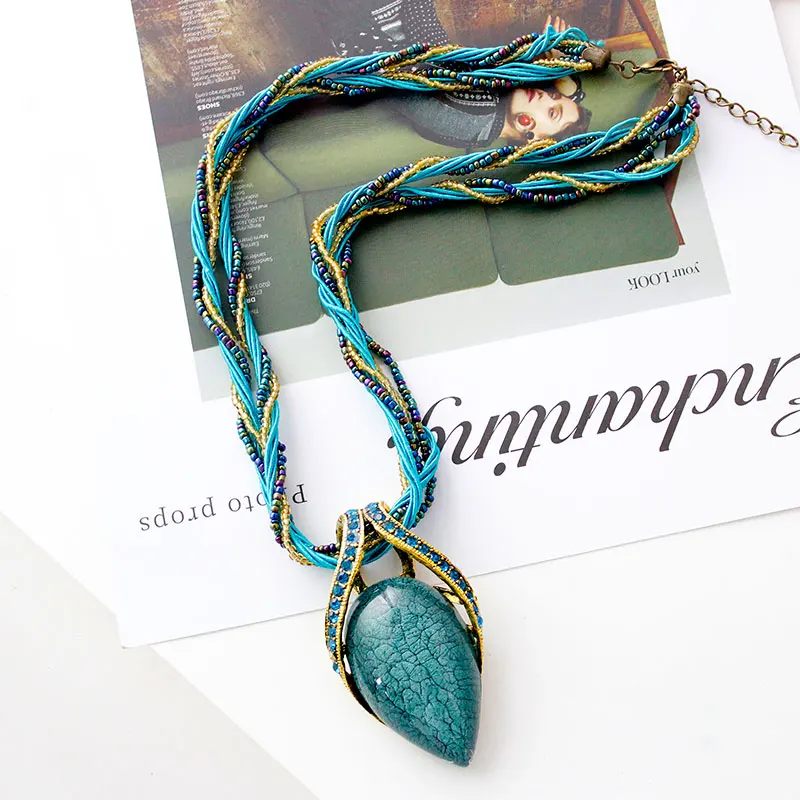 F &amp U винтажное ожерелье модное популярное в ретро богемном стиле многослойные