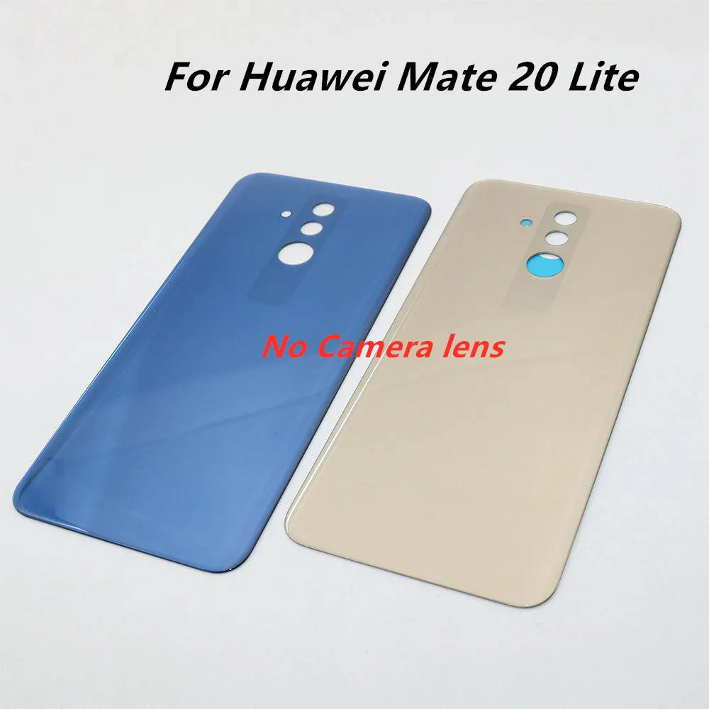 Задняя стеклянная панель для Huawei Mate 20 Lite Корпус задней двери с объективом камеры