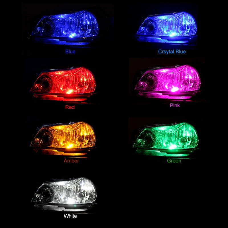 2 шт. T10 W5W 194 168 LED автомобильная парковочная боковая сигнальная лампа номерного