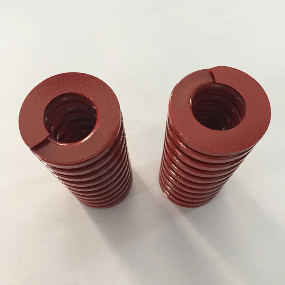 

2Pcs 30 x 15 x 35/55/75/85/90/125mm Red Med Load Steel Compression Die Spring