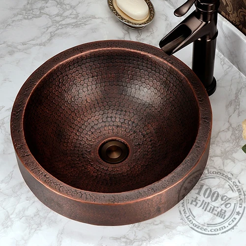 Винтажный умывальник ручной работы модный деревенский медный классический