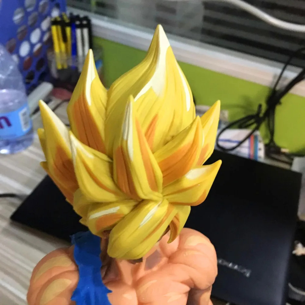 Huong Anime Figur 34 см Dragon Ball Z Son Goku Рисованные комиксы Ver. ПВХ фигурка Коллекционная