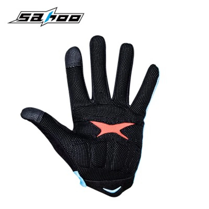 SAHOO Touch screen bicycle long finger cycling gloves Full season bike equipment | Спорт и развлечения