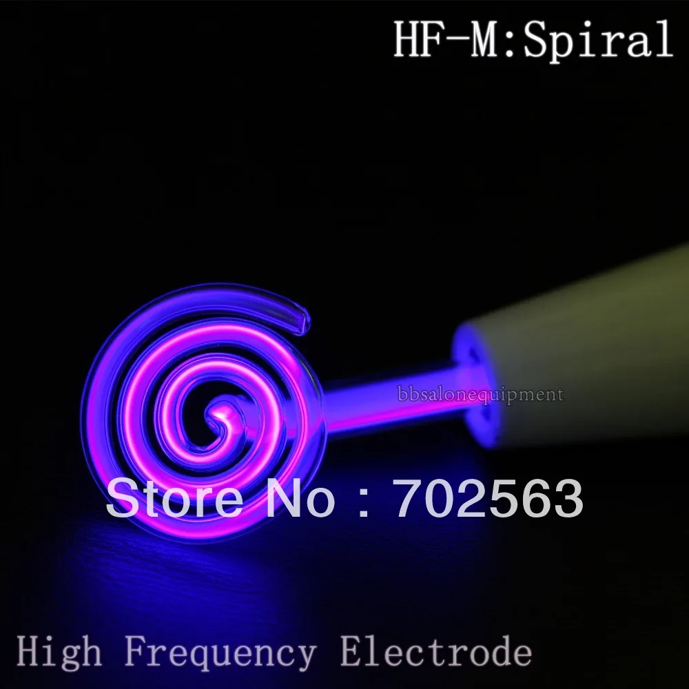 Высокочастотный спиральный электрод M для лица спа средство удаления пятен