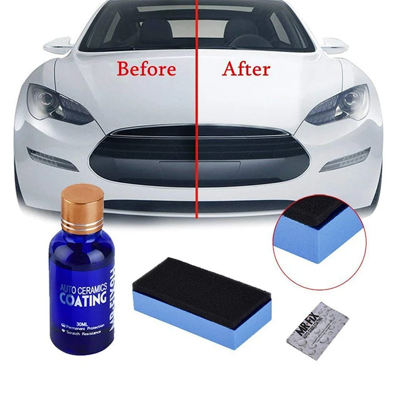Жидкое покрытие для автомобиля 9H Mir Fix Ceramic набор полировки стекла краски