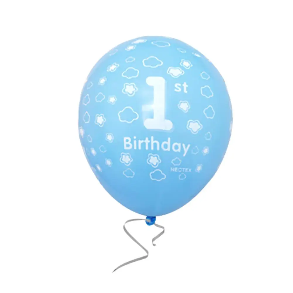 10 шт. один год 12 дюймов латексная тушка на день рождения для девочек и мальчиков