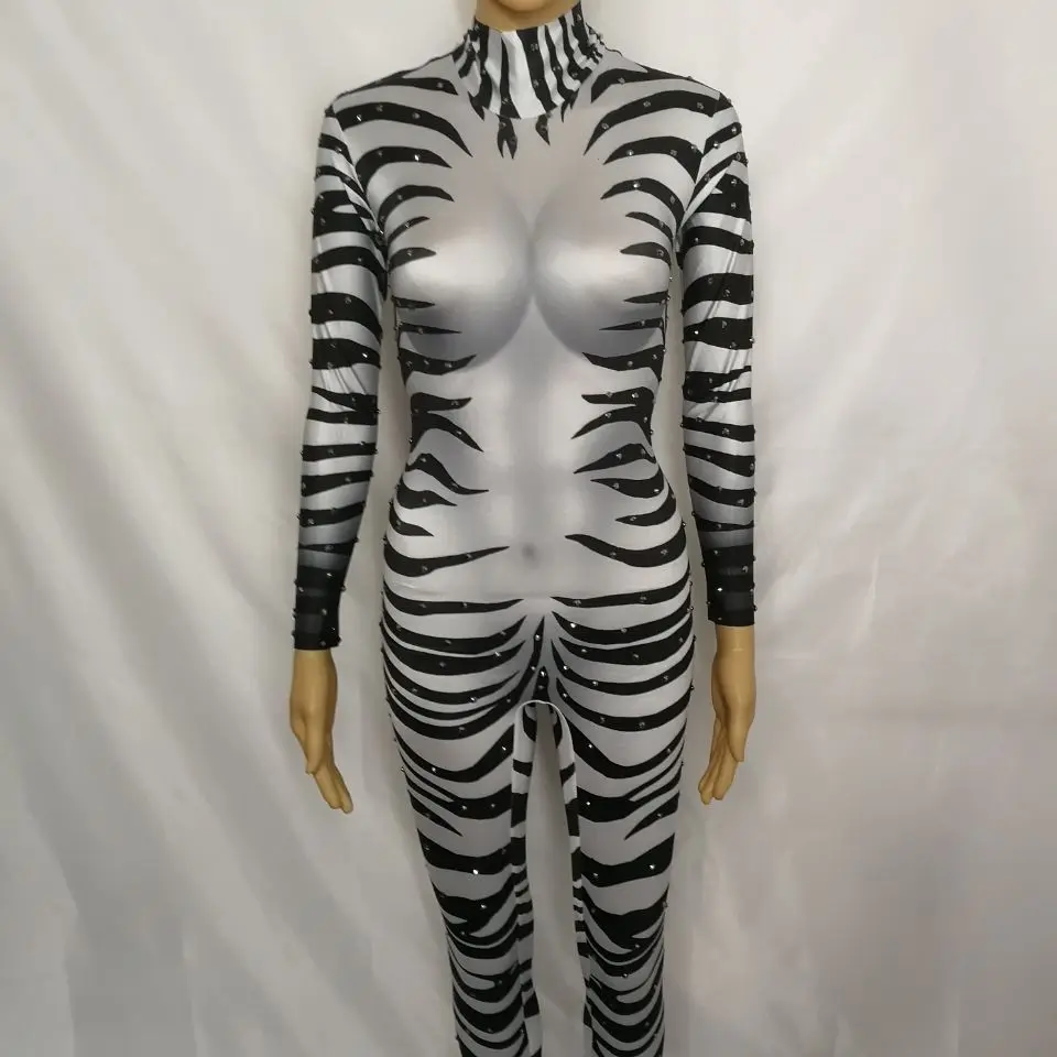 Бюстгальтер со стразами и 3D-принтом для ночного клуба DJ женщин певиц