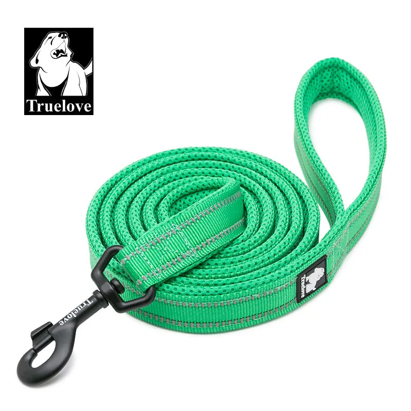 grass green Truelove поводок для собак нейлоновый поводок для собак поводки для питомцев Светоотражающая черная Золотая лента для собак товары для домашних животных TLL2112 все сезоны - Цвет: grass green