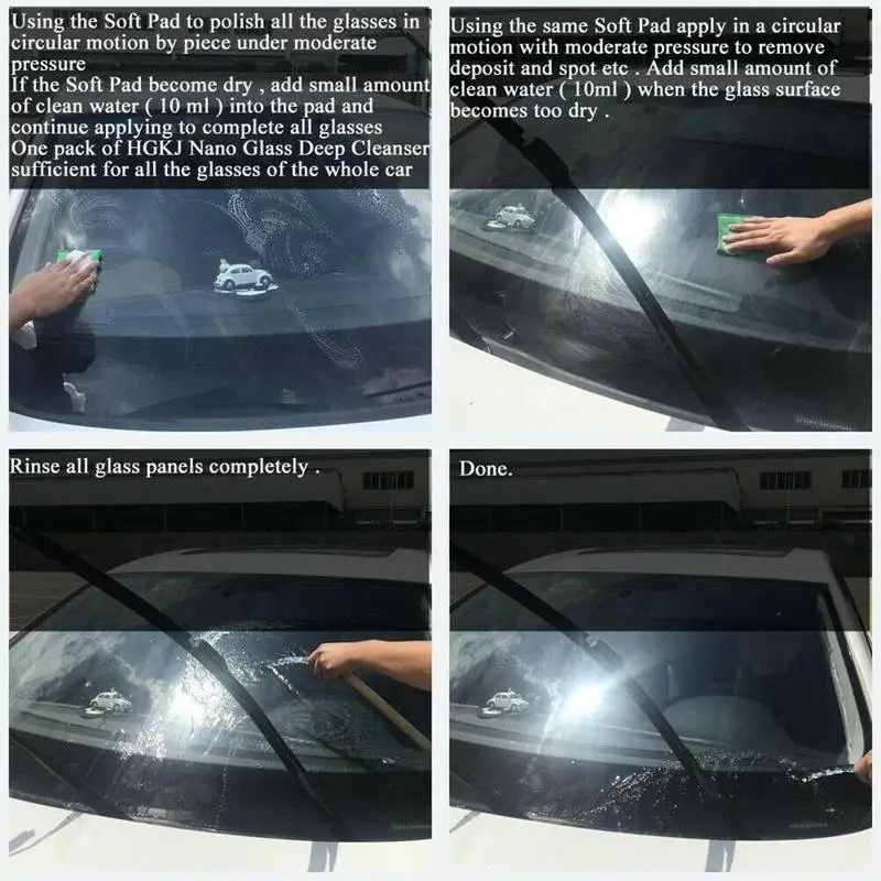 Новый HGKJ стеклянный глубокий очиститель лобового стекла автомобиля удаления