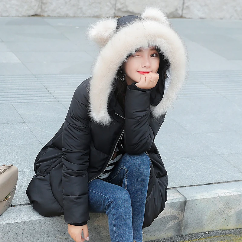 

Cheap wholesale 2018 new Autumn winter Hot selling women's fashion casual warm jacket female bisic coats L902