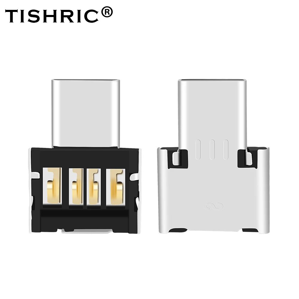 Кабель для передачи данных TISHRIC 10 шт. OTG Micro USB Type c разъем адаптер мыши Xiaomi Huawei Samsung