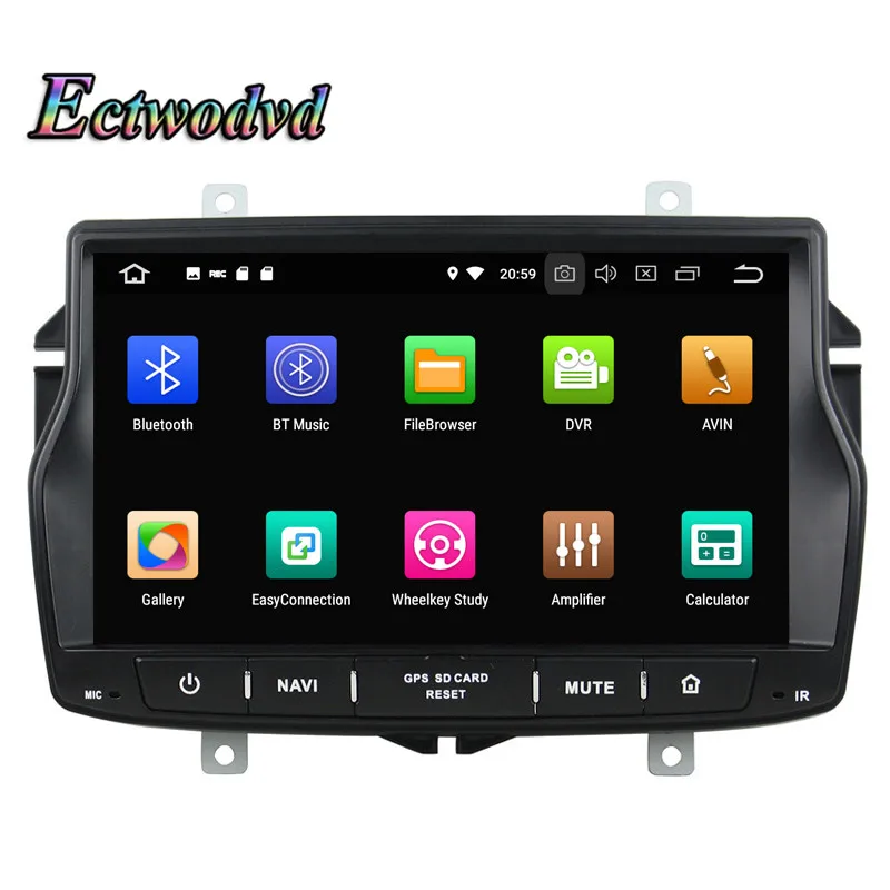 Ectwodvd Восьмиядерный 4G Android 8 0/четырехъядерный 1 Автомобильный мультимедийный dvd