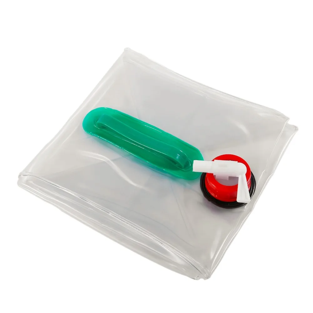 20L Portable Foldable Water Storage Bag Safe PVC Double Handles Super Large Capacity Container Transparent Bags New | Дом и сад