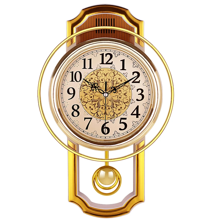 

Vintage Pendulum Clock Wall Home Decor Silent Best Selling 2019 Products Clock Shabby Chic Reloj Pared Grande Home Decor