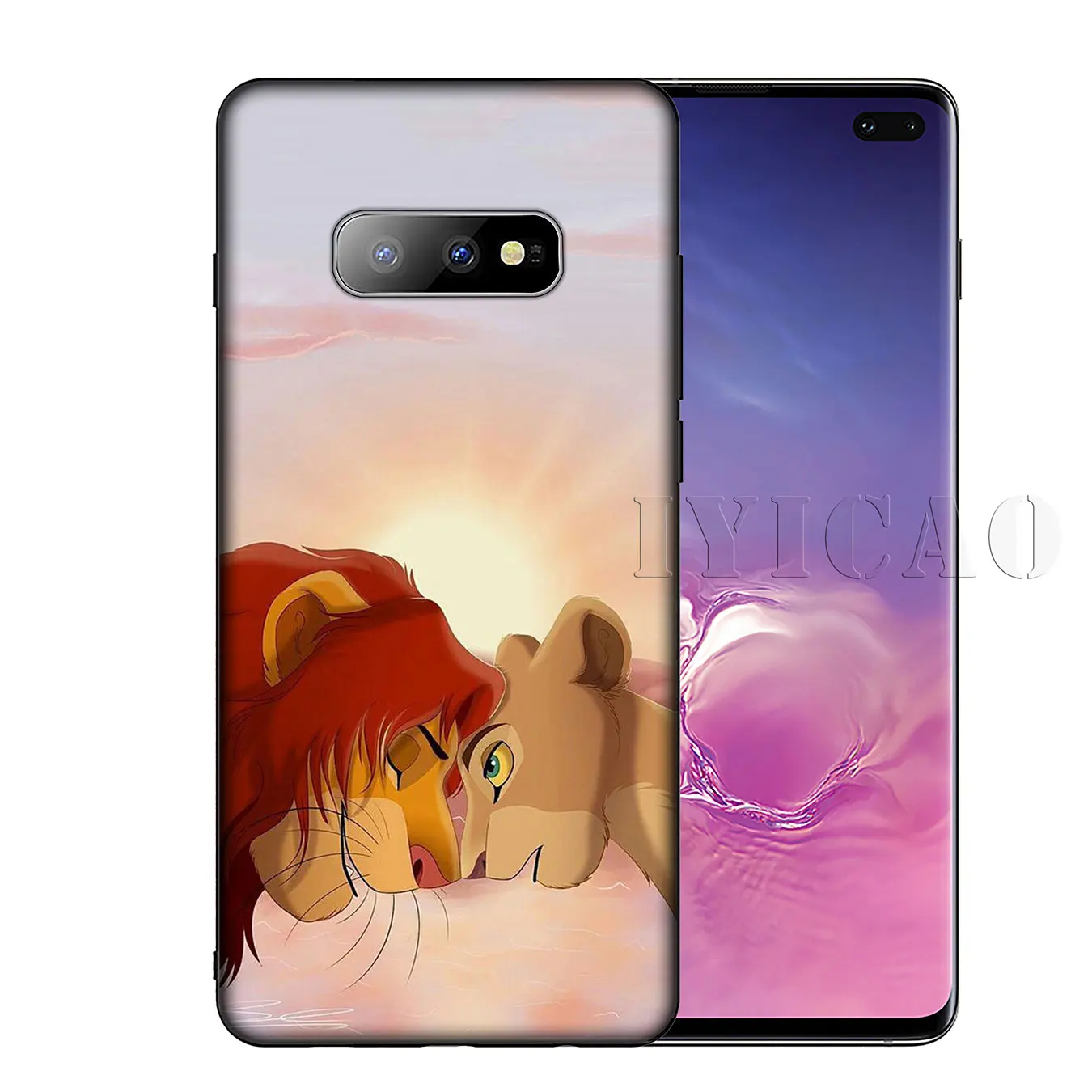 IYICAO Король Лев Мягкий силиконовый чехол для телефона Samsung Galaxy S10 S9 S8 Plus S6 S7 Edge S10e E TPU