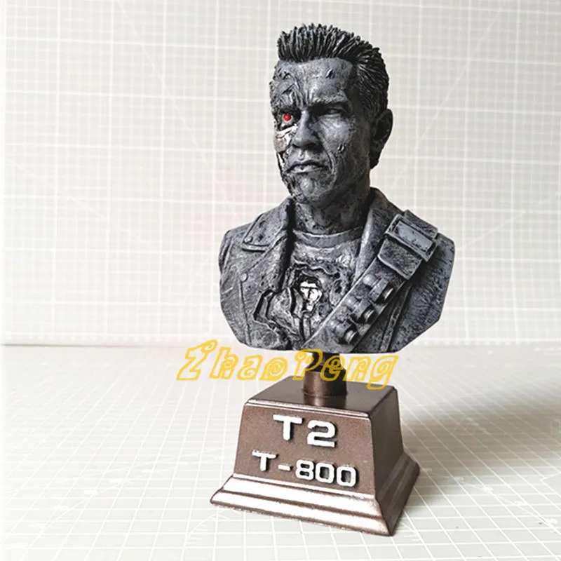20 см Терминатор T800 бюст боевой урон версия модели фигуры Шварценеггер фигурку