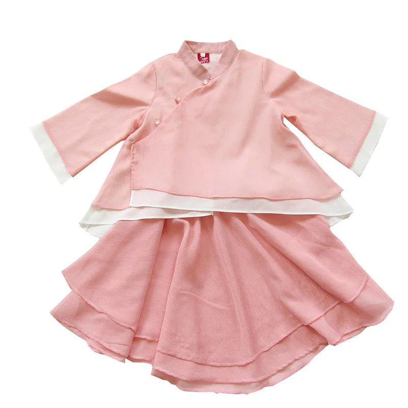 

Traditional Asian Chinese clothing qipao Hanfu for kids baby girls