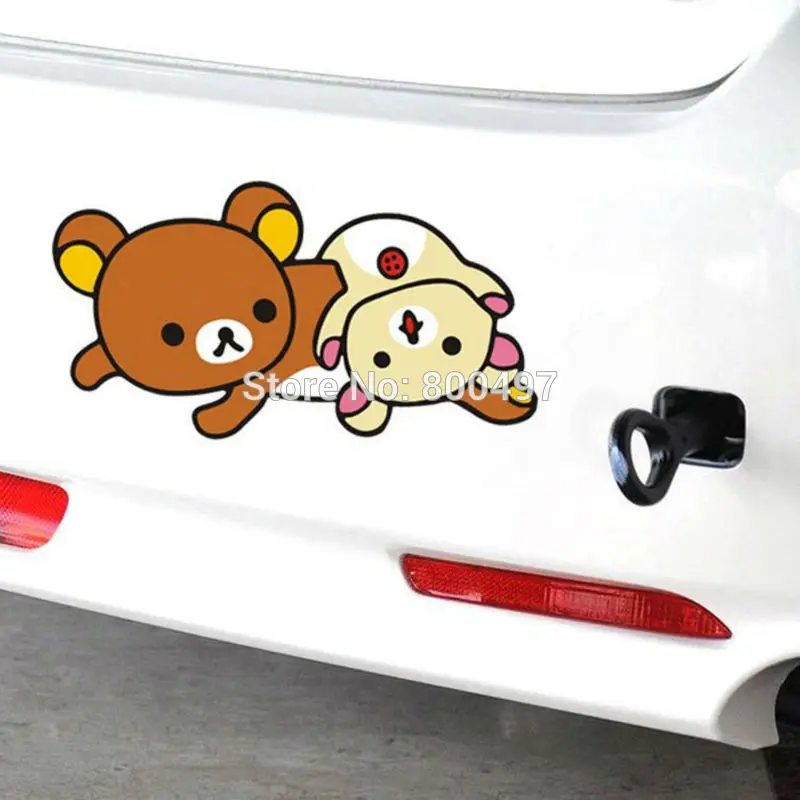 Новейшие автомобильные чехлы для стайлинга мультяшный медведь Rilakkuma