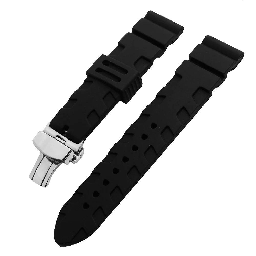 Силиконовый резиновый ремешок для наручных часов Patek Philips Blancpain браслет мужчин и