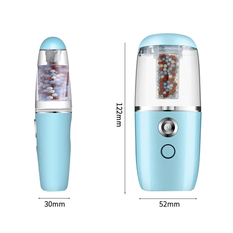 Car Humidifier face Vehicle-Mount Anion Sprayer Portable Nebulizer Mister Spray Face Spa Vaporizer Beauty Skin Machine | Автомобили и