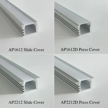 20m (20pcs) a lot 1m per piece led aluminum extrusion profiles with wings for strips clear cover and milky diffuse | Освещение