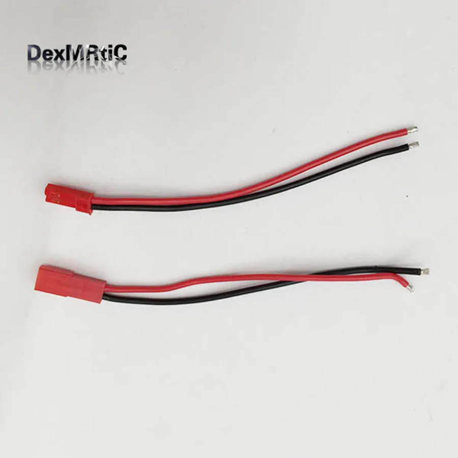 

10pairs 100mm JST Connector 22AWG Silicone Wire Cable 10CM LiPo Battery Connector