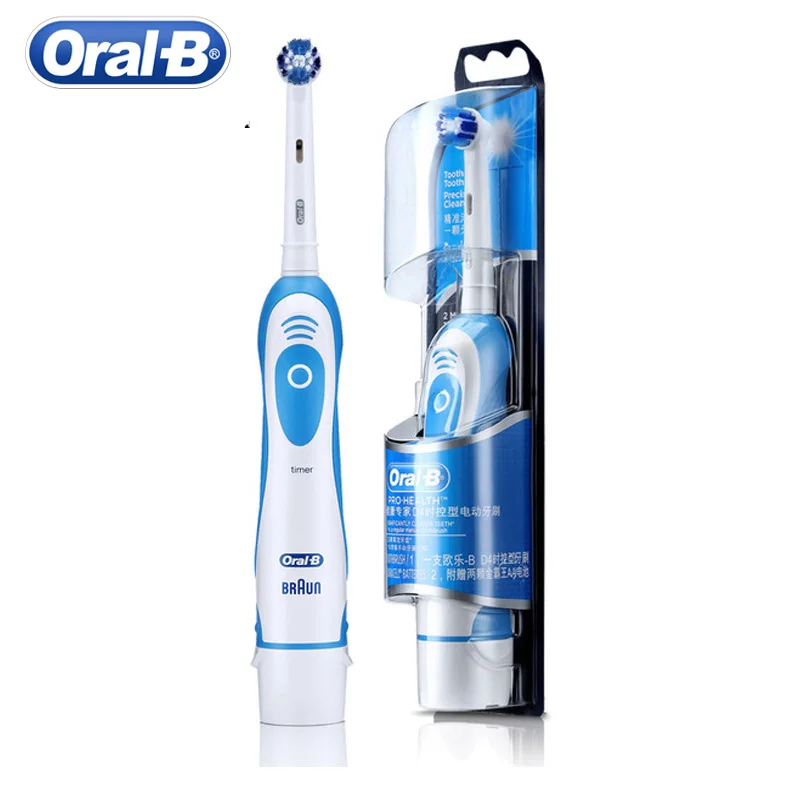 Оригинальная электрическая зубная щетка Oral B портативная с питанием от Baterry