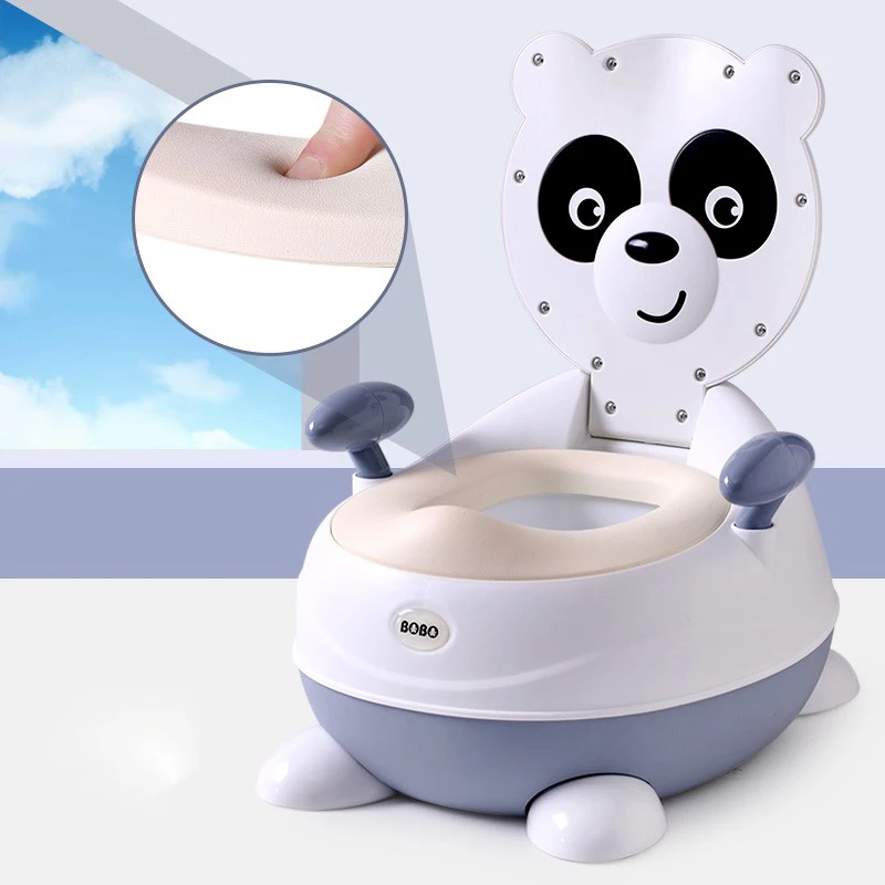 Panda Детская горшок унитаз милый мультфильм тренировка сковорода детское сиденье