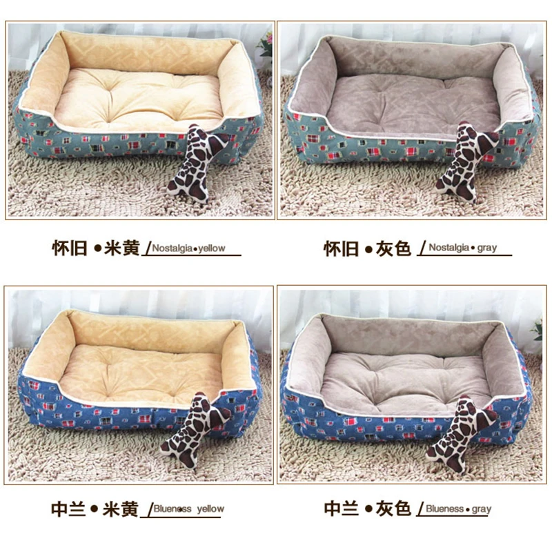 4 Sizes Pets House Pet Beds Plus Size Dogs Warm Soft Dog High Quality PP Cotton For Small Medium Large Cats | Дом и сад
