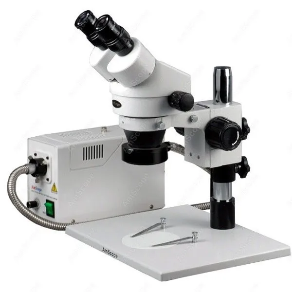 Микроскоп с зумом 7X 45X микроскоп оптическим кольцевым осветителем|microscope