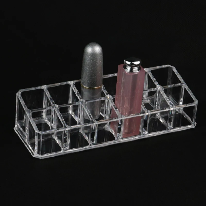 12 отделений коробка для хранения губной помады органайзер макияжа косметический