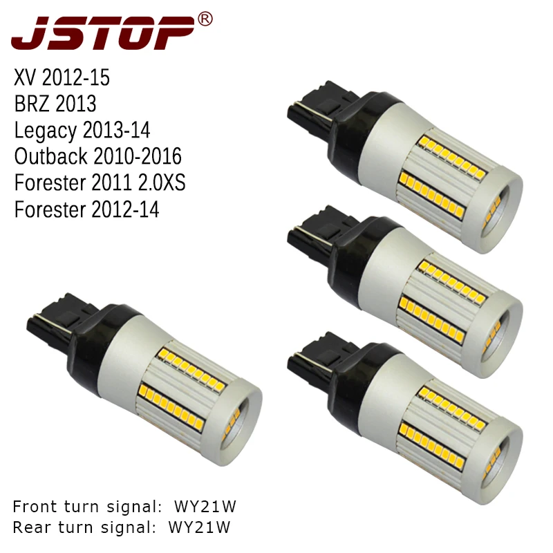 JSTOP 4 шт./компл. XV BRZ Светодиодные Автомобильные передние и задние поворотные