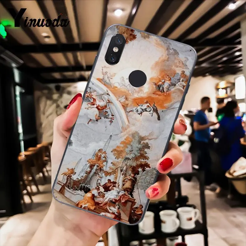 Yinuoda создание Адама Ренессанс живопись на холсте чехол для телефона для Xiaomi mi 6 mi x2 mi x2S Note3 8 8lite Red mi 5 note5 Note4 4X