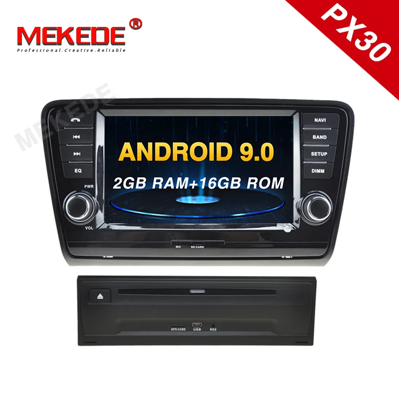 Android 9 0 8 &quot2din автомобильный gps Навигатор Радио Coche плеер для SKODA Octavia 2013 2018 A8 с wifi