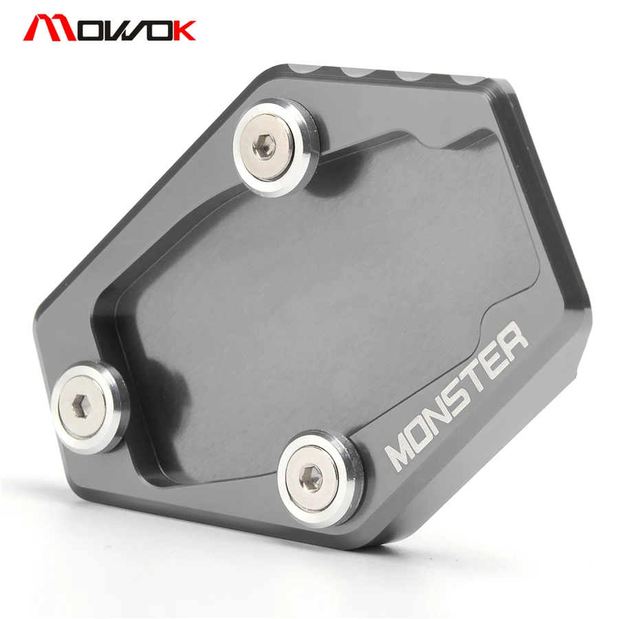 Аксессуары MOWOK для Ducati MONSTER 796 795 Monster 821 1200S алюминиевая боковая подставка