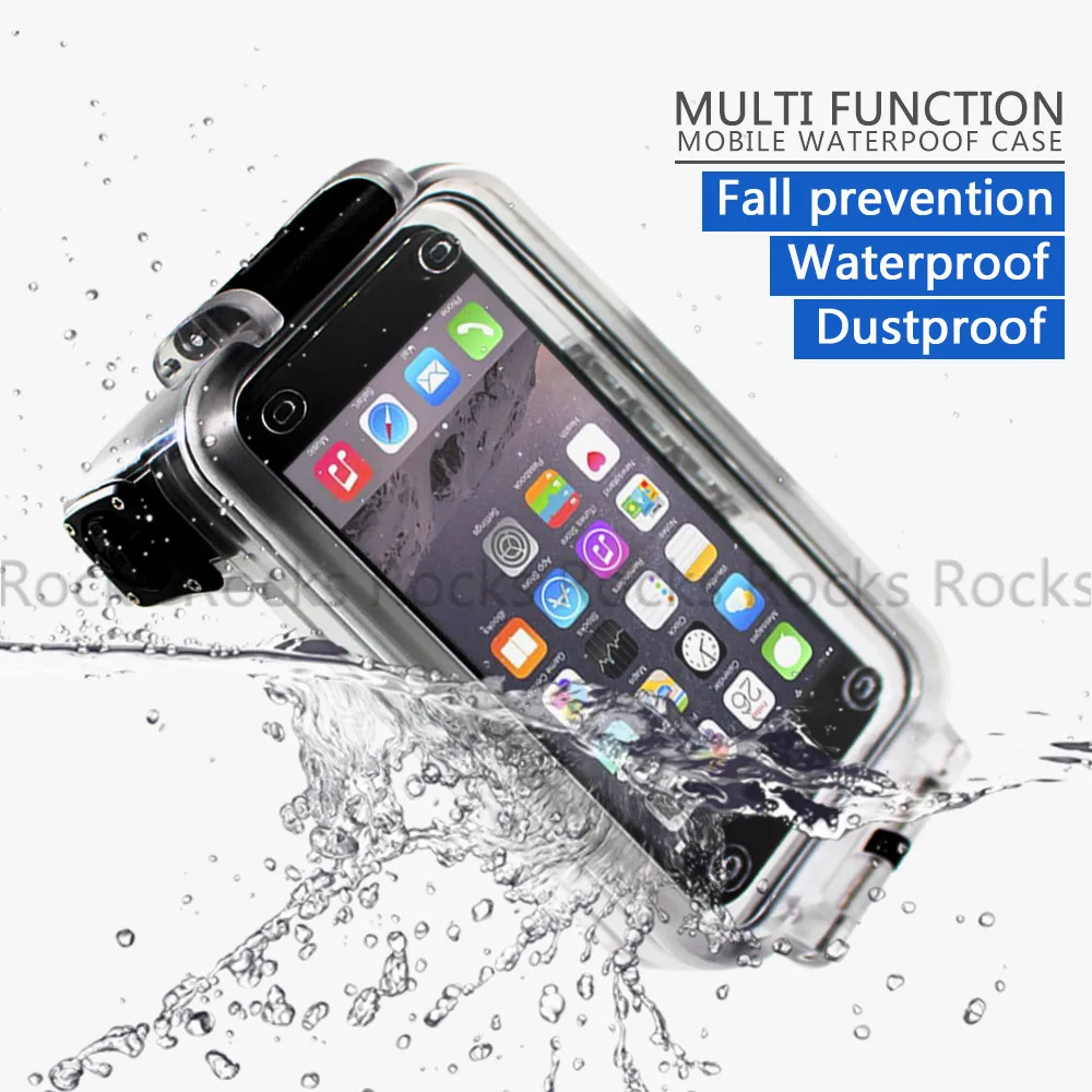 Водонепроницаемый чехол для дайвинга Pixco iPhone 4 7 ЖК экран 5 дюйма 30 м Bluetooth пульт