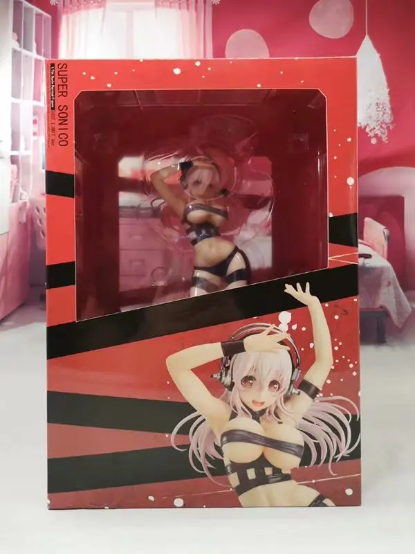 Аниме фигурка 24 см T. M. Revolution Super Sonico Hot Limited Ver. ПВХ сексуальная фигура