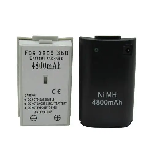 Черный/белый перезаряжаемый аккумулятор 4800 мАч с usb кабелем для зарядки