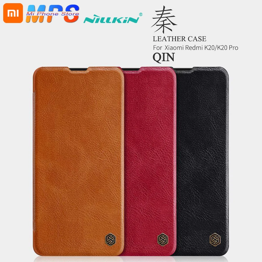 Чехол NILLKIN QIN для Xiaomi Redmi K20/K20 PRO/Mi 9T/MI 9T Pro винтажный откидной Чехол-бумажник из