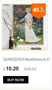 QIANZEHUI, Рукоделие, сделай сам, Весенняя королева, наборы для вышивания крестиком, наборы для вышивания крестиком, настенная домашняя Декорация