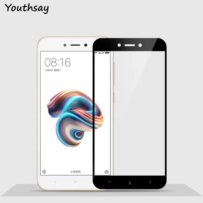 1 шт. закаленное стекло для Xiaomi Redmi 5A защита экрана полное покрытие Защитная