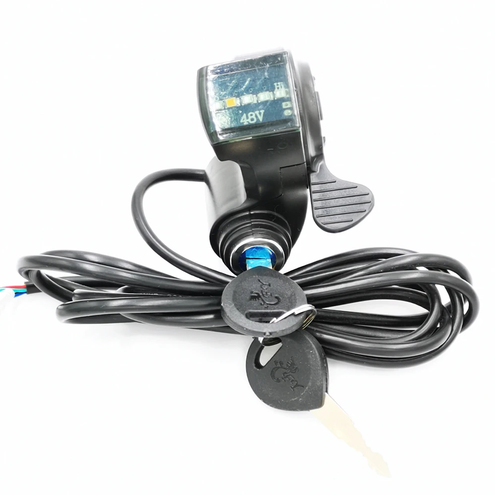 DC24V/36 V/48 V Электронный велосипед, электронный велосипед, ручка для большого пальца дроссельной заслонки, рукоятка газа, закручивающаяся дроссельная заслонка, Электрический скутер, велосипед, рукоятки для большого пальца дроссельной заслонки