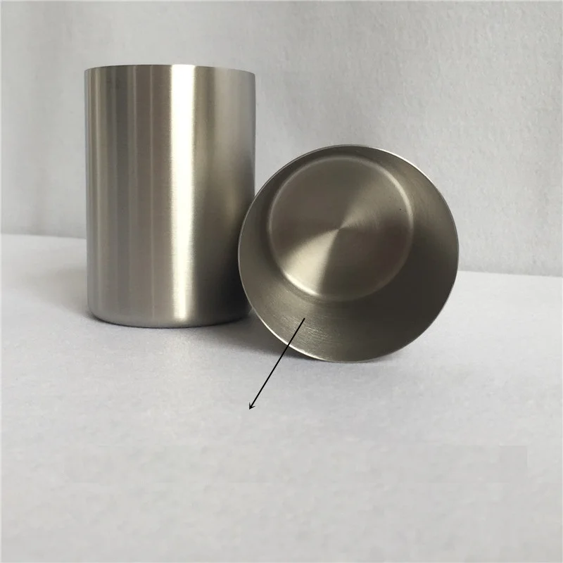 300ml Stainless Steel Beer Cups Small Straight Body Saka Cup Mouth-rinsing Classical for Home W8623 | Дом и сад