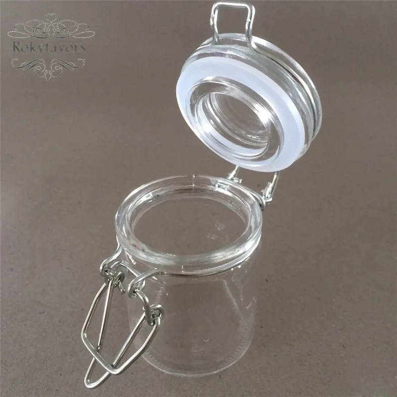 50 шт. мини-стеклянные банки сувениры держатель для свадебных приёмов | Дом и сад