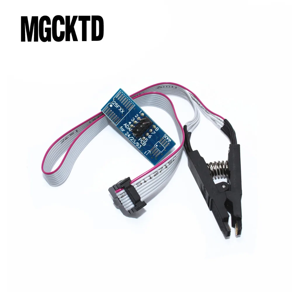 Тестовый зажим SOIC8 SOP8 для внутрисхемного Программирования EEPROM 93CXX/25CXX/24CXX на USB-программаторе TL866CS TL866A EZP2010