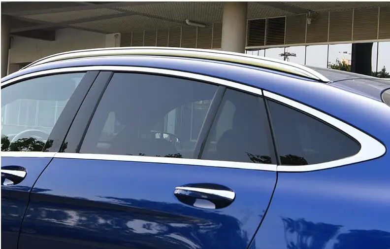 JIOYNG двери автомобиля Полный оконной рамы подоконник литья Накладка для BENZ GLC43 X253